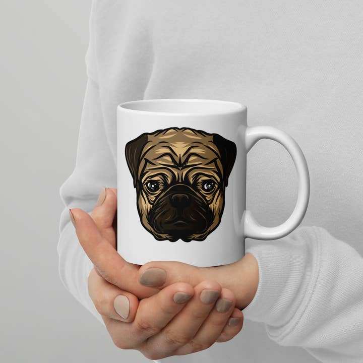 Club No-Kill 2027 Coffee Mugs - Wholesale Coffee Mug - Vinny the Pug Coffee Mugs 12