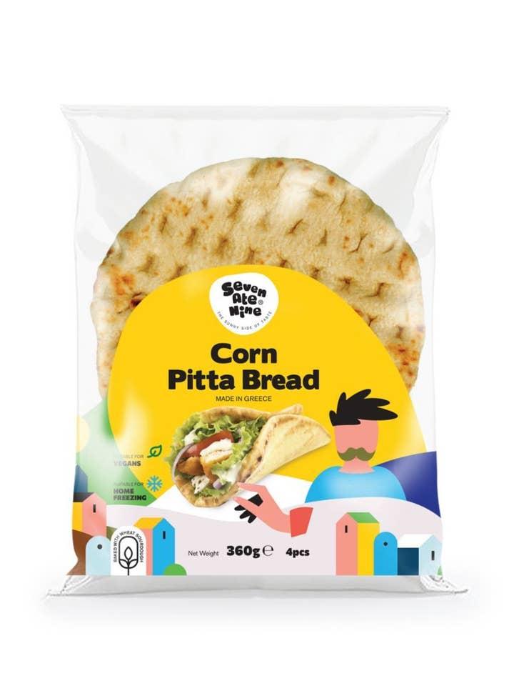 Corn pitta bread for wholesale by 7ate9