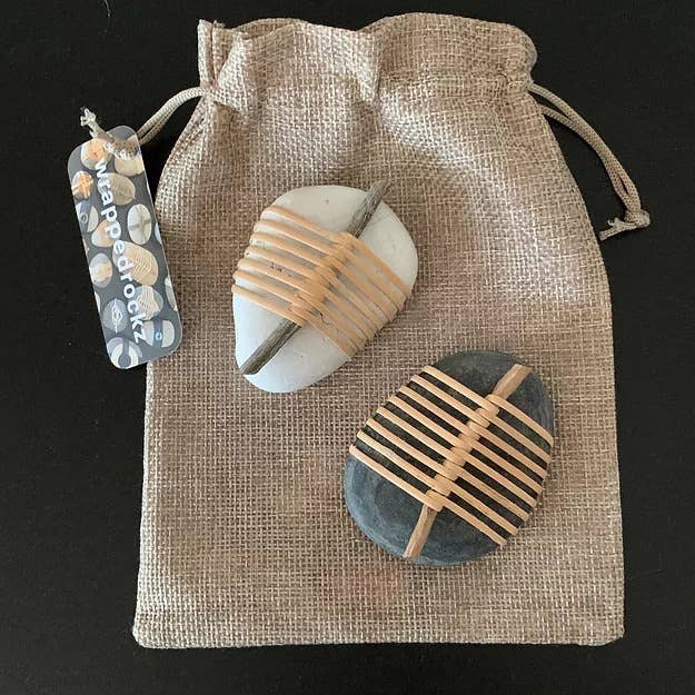 Betsy Bauer Studio - Wholesale Spiritual Stone/Crystal - Stick Wrapped Rock2