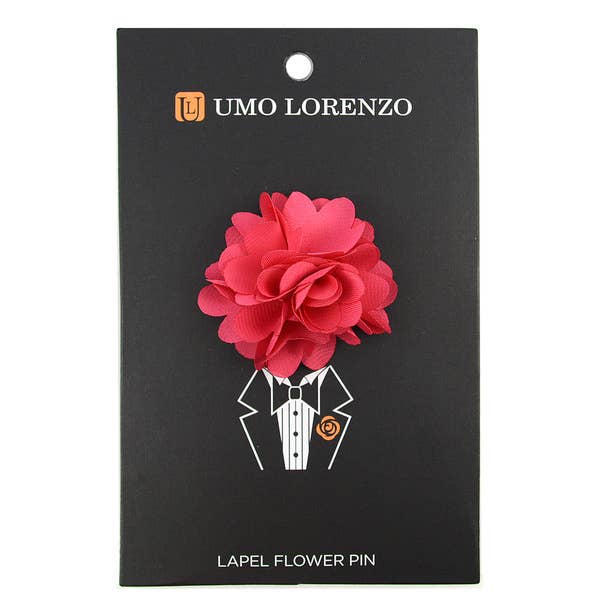 Selini New York - Wholesale Lapel Pin/Button - Solid Mini Bouquet Clutch Back Flower Lapel Pins11