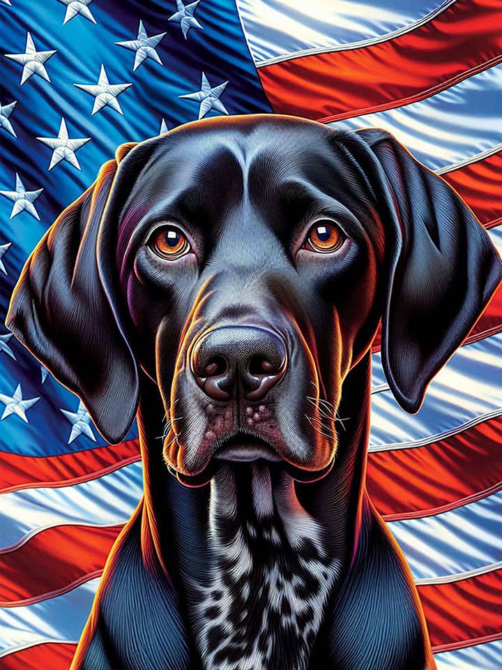 German SHP Black - DCR Pat III Garden Flag for wholesale by Best of Breed Products