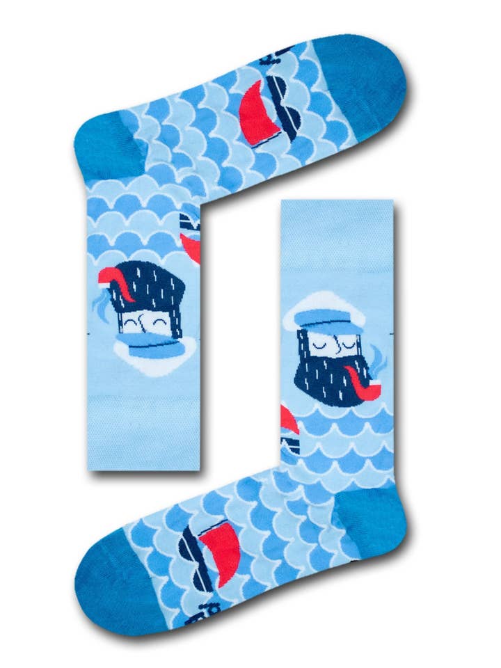 Fisherman Socks/Unisex Socks/Funny Socks for wholesale by Socksbros LTD