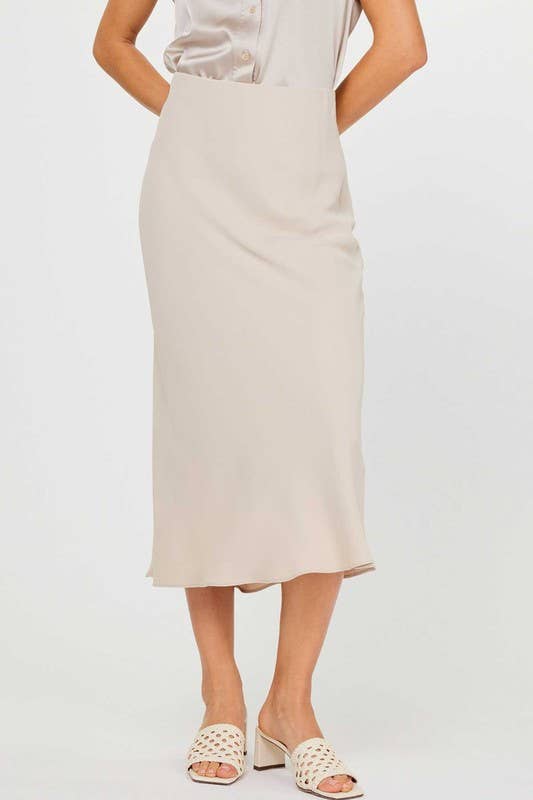 Current Air - Wholesale Skirt - Women's - Slip Maxi Skirt8