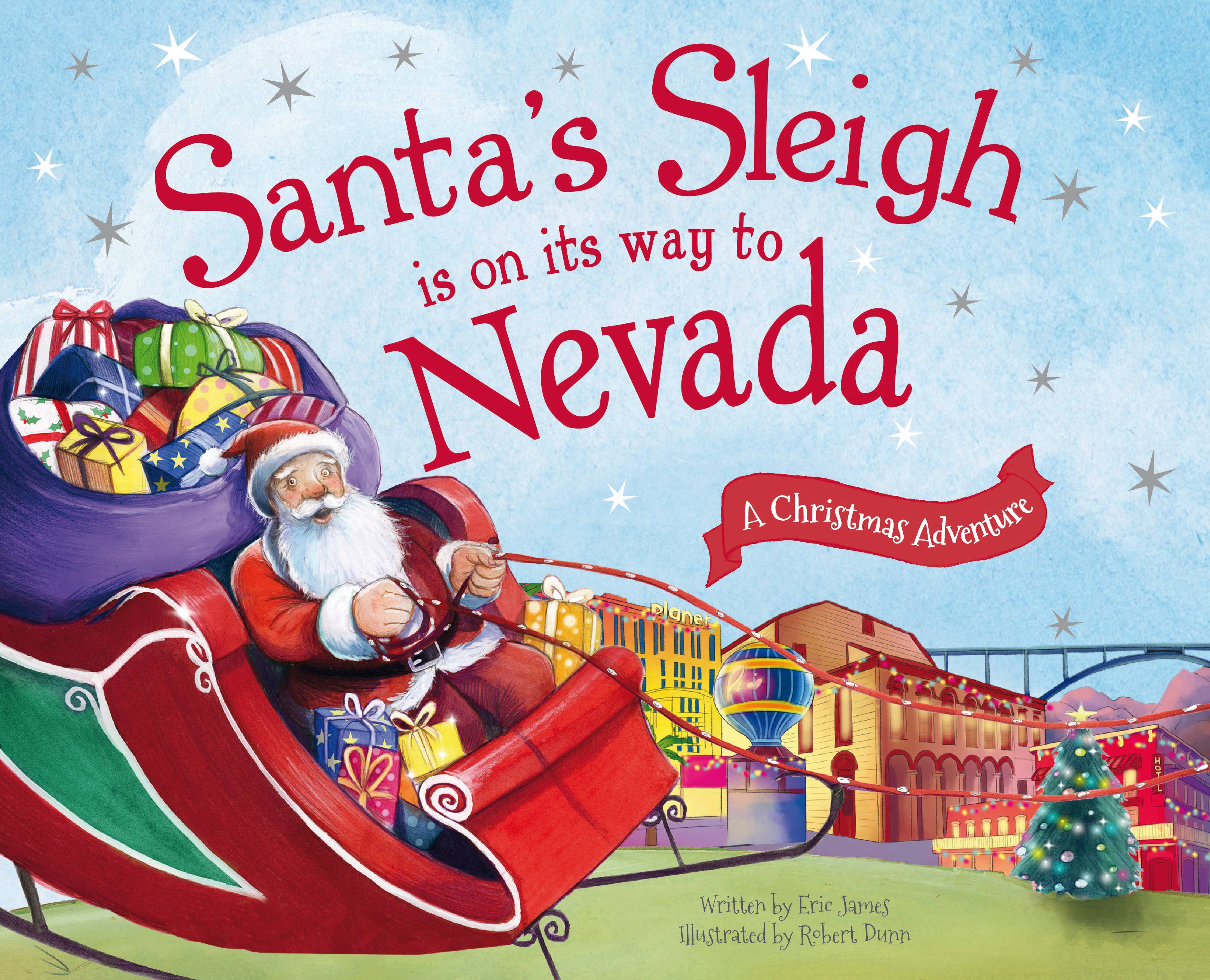 Sourcebooks - Wholesale Baby & Toddler Book (0-2) - Santa's Sleigh Is on Its Way to Nevada (HC)0