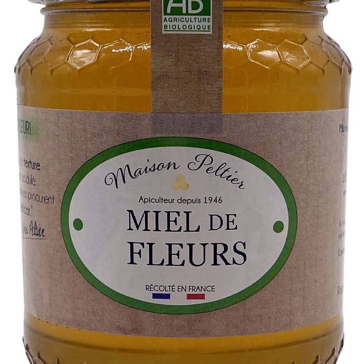 Vloeibare bloemenhoning uit Frankrijk BIO 500g voor wholesale door Maison Peltier