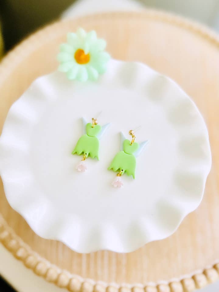 Fairy Clay Earrings Fairytale Jewelry Magical Dangle Renaiss for wholesale by Eflie