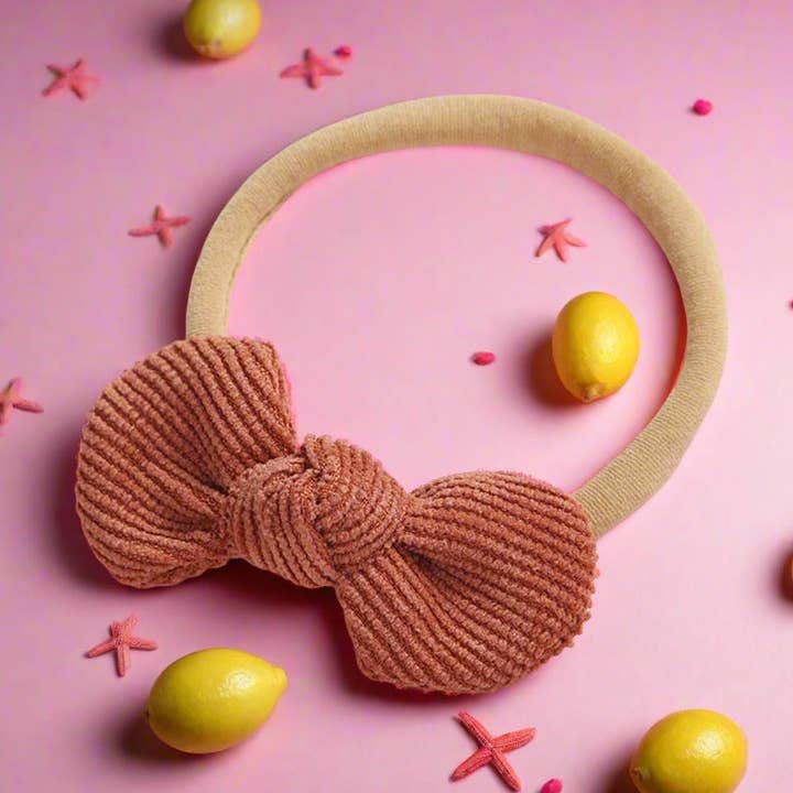 3PCS Baby Bow Round Headband Soft Multicolor Hair Tie for wholesale by KiddieKickz