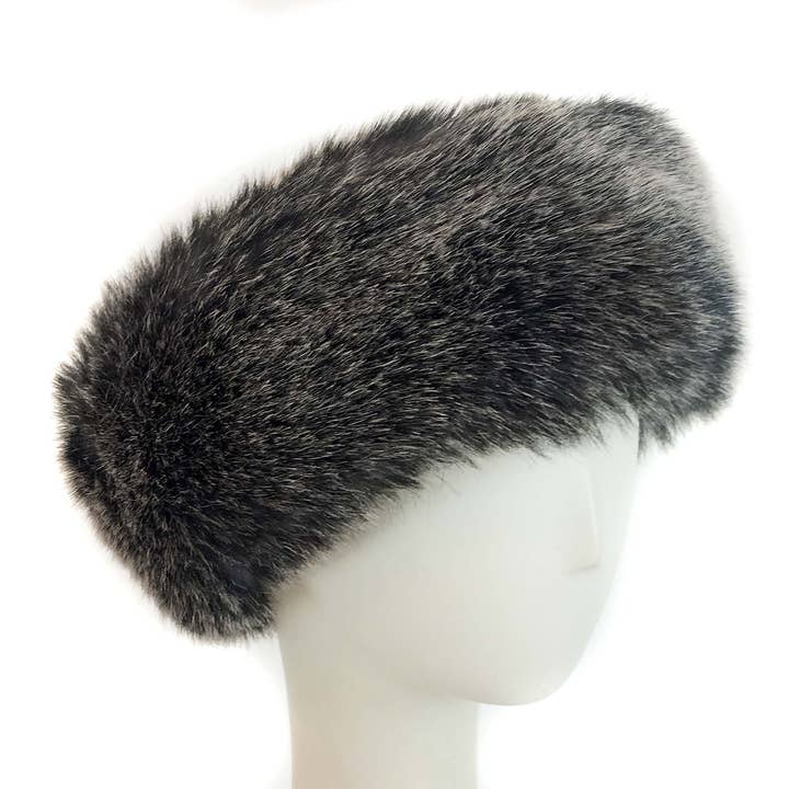 Surell – wholesale Fashion headband – women's – Faux Fox Fur Headband/Scarf7