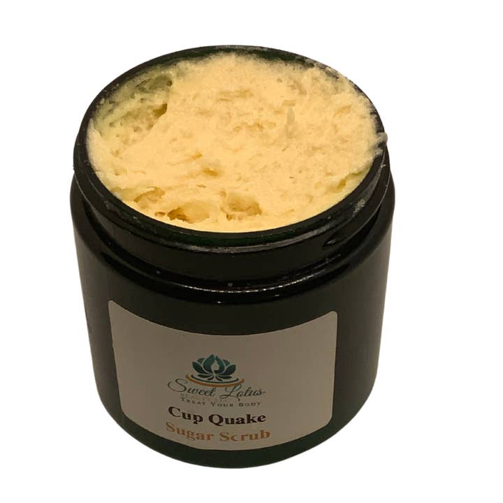 Beker Quake Sugar Scrub voor wholesale door Sweet Lotus Beauty