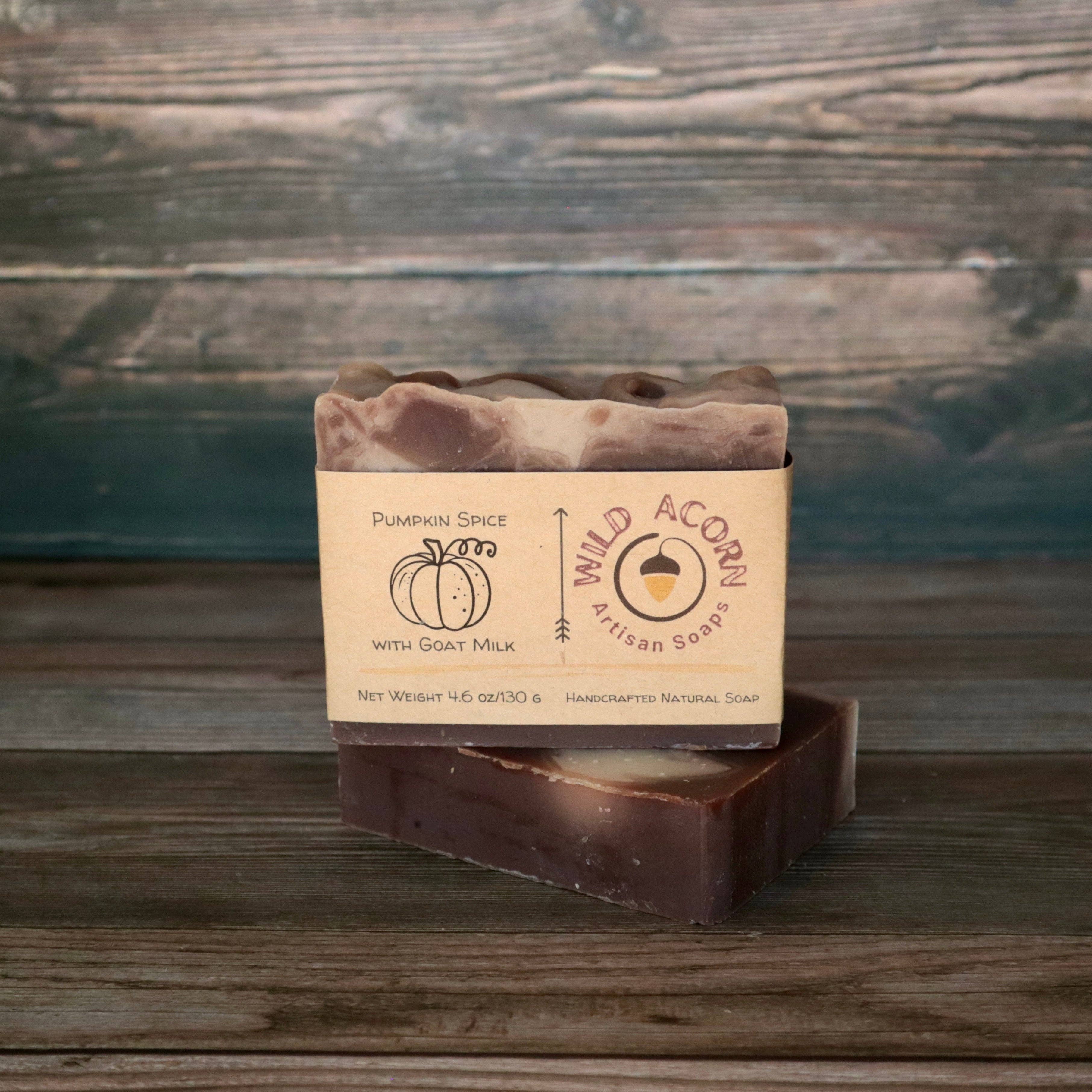 Wild Acorn Artisan Soaps LLC - Wholesale Bar Soap - Pumpkin Spice Soap with Goat Milk1