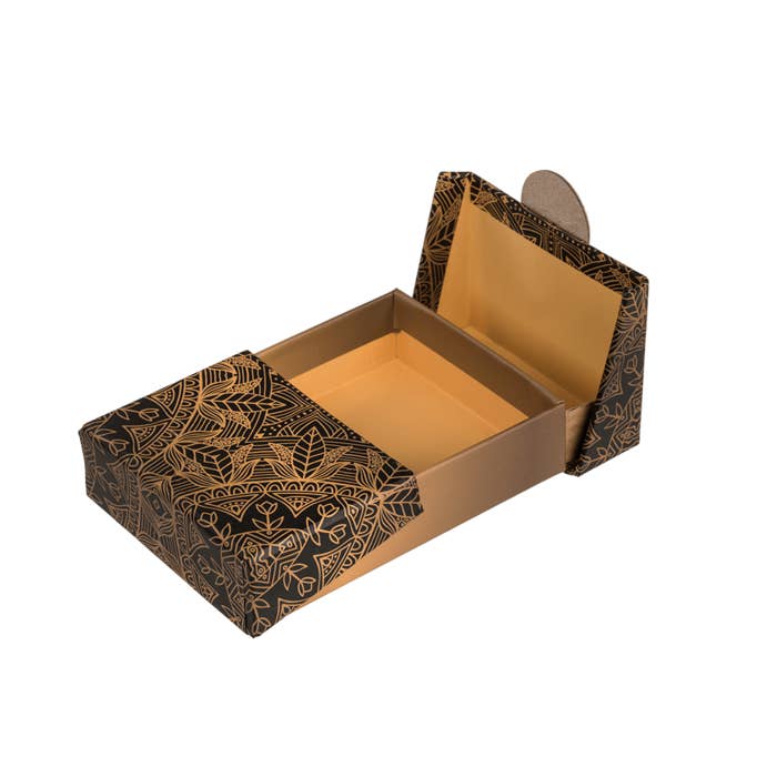 Kinky Pleasure - Wholesale Jewelry Box/Organizer - Kinky Pleasure - B105 - Jewelry Box With Brown Motif - 12x8cm2