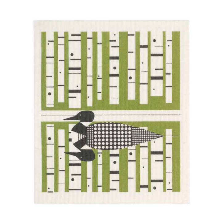 Swedish Dishcloth - Loon-Green for wholesale by Cose Nuove
