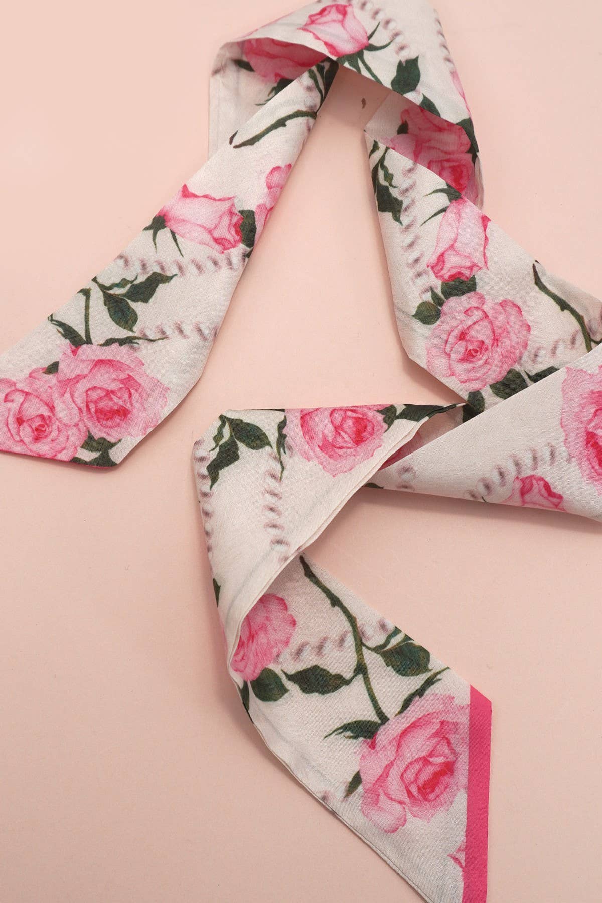 JOSSLYN by wall to wall - Wholesale Scarf - Women's - SOFT SILKY SKINNY TWILLY SCARF NECKLACE WRAP | 40SC6841