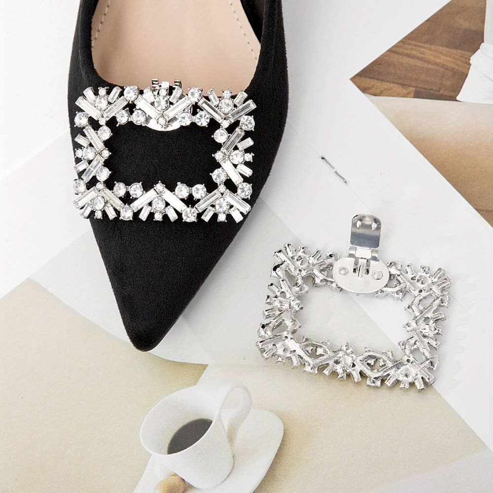 Ashlen - Wholesale Shoe Accessories - RHINESTONES SHOE DECOR (2 pieces)