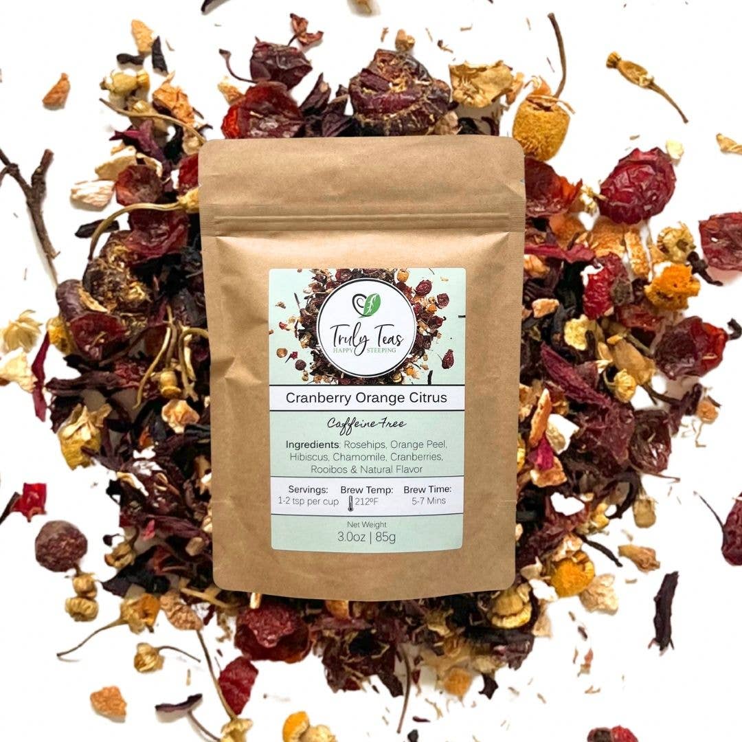 Truly Teas – wholesale Loose tea – Cranberry Orange Citrus1