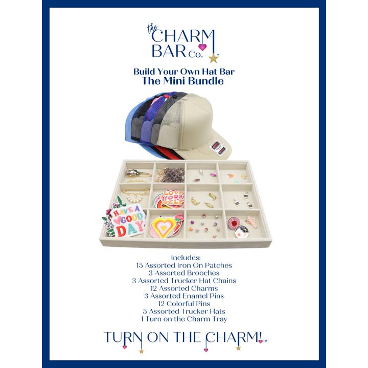 The Charm Bar Company - Wholesale Hat Accessory - Women's - * Mini Trucker Hat Bundle