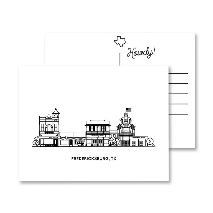 Fredericksburg, Texas Postcards for wholesale by Kelly Renay