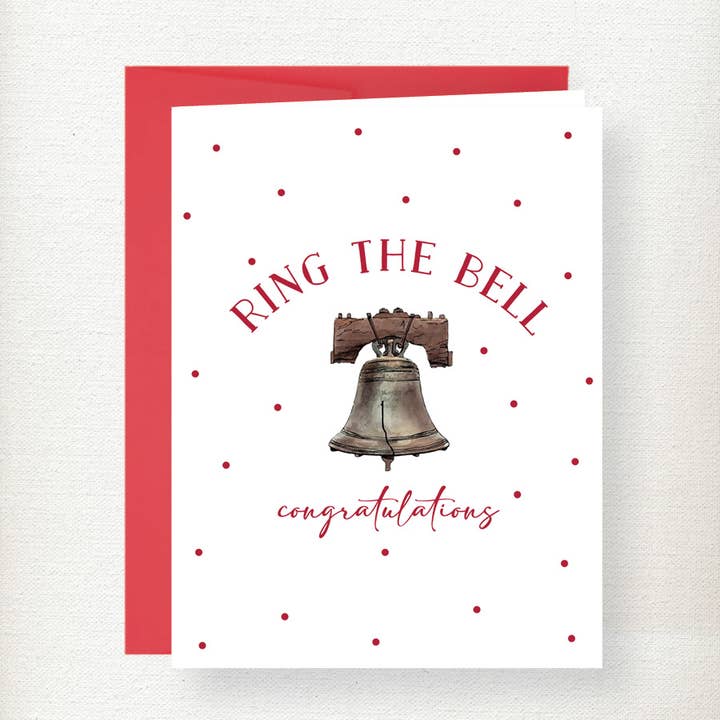 Kramer Drive - Wholesale Congratulations Card - Philadelphia Ring the Bell Greeting Card