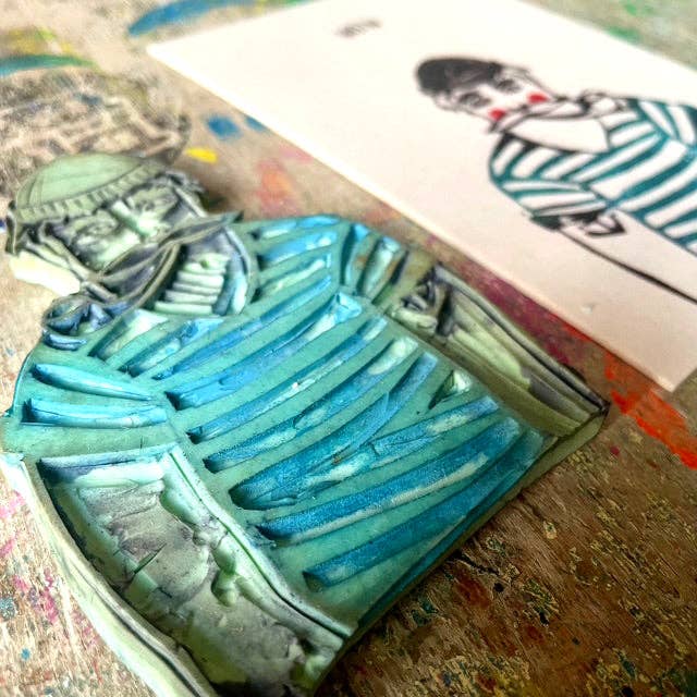 kuki - Wholesale Postcard - "Ahoy" Sailor. Kuki Postcard Set of 103