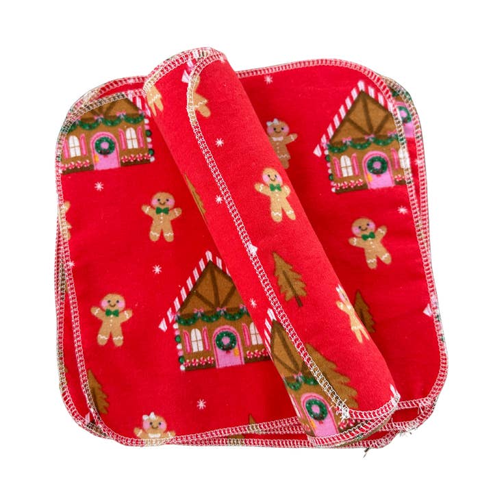 Herbruikbare Niet-papieren Handdoeken - Kerstmis voor wholesale door Naptime Maker Co.