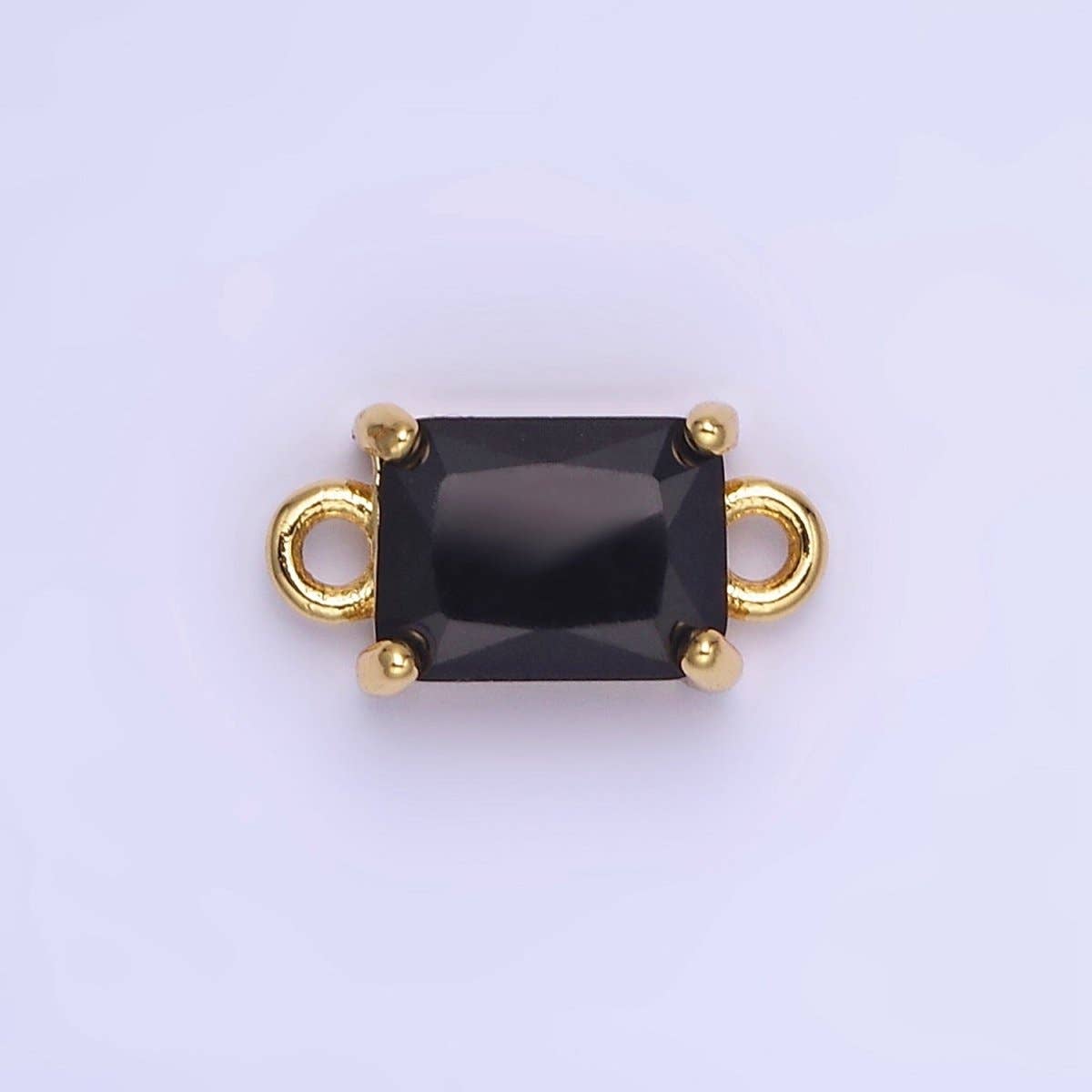 Aim Eternal - Venta al por mayor Abalorios/colgantes individuales - Conector de Baguette de CZ Relleno de Oro de 14K | G422 - G4294