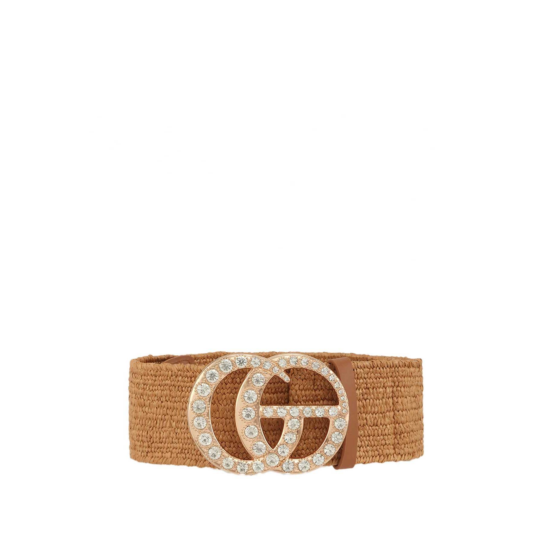 Pink Irene Wholesale - Wholesale Belt - Women's - Rhinestone GO Charm Elastic Belt2