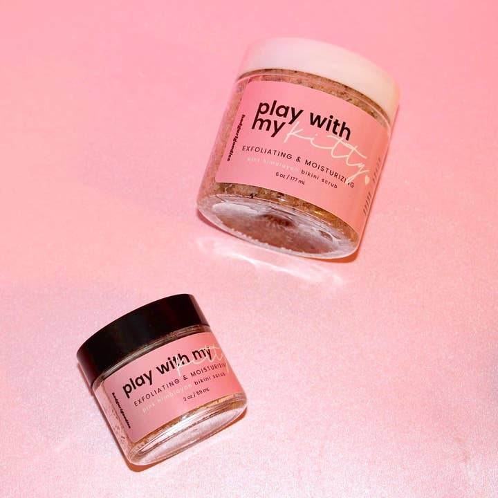 Play With My Kitty Bikini Area & Thigh Scrub for wholesale by Badgurlgoodies