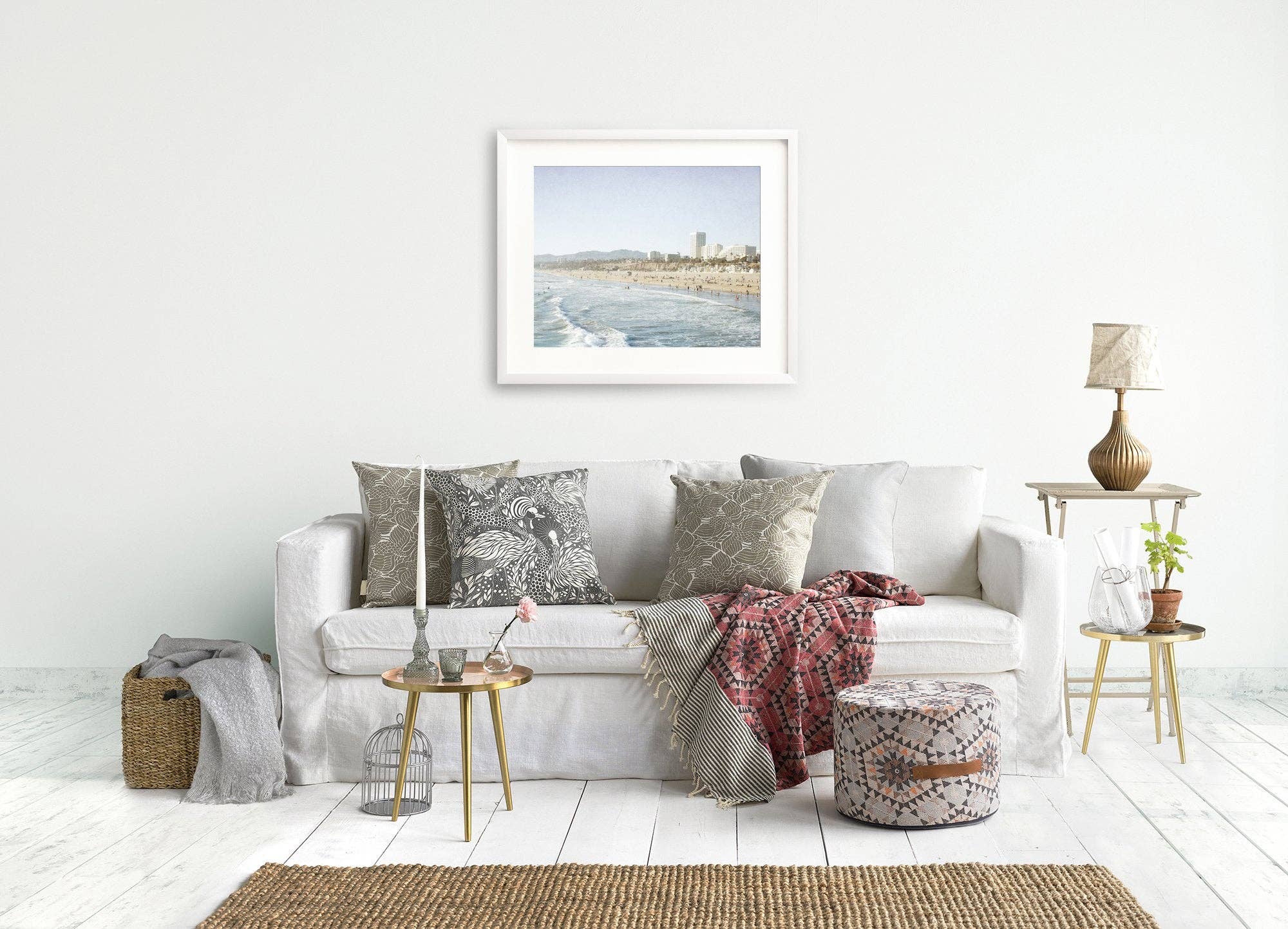 Offley Green - Wholesale Photograph - Santa Monica Print, 'Santa Monica Seaside'1