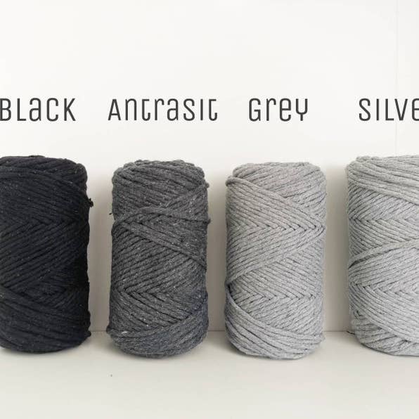 Buluty - Wholesale Yarn - 3 MM SINGLE TWIST STRAND SUPER SOFT MACRAME CORD YARN