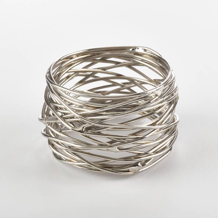Saro Lifestyle - Wholesale Napkin Ring - Metal Design Napkin Ring