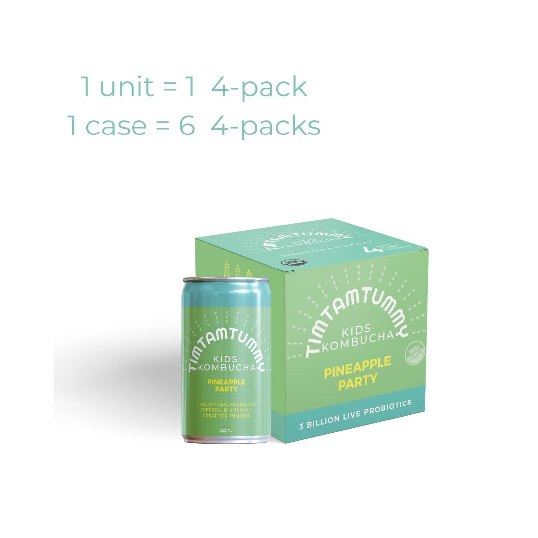 TIM TAM TUMMY - Wholesale Kombucha - Pineapple Party