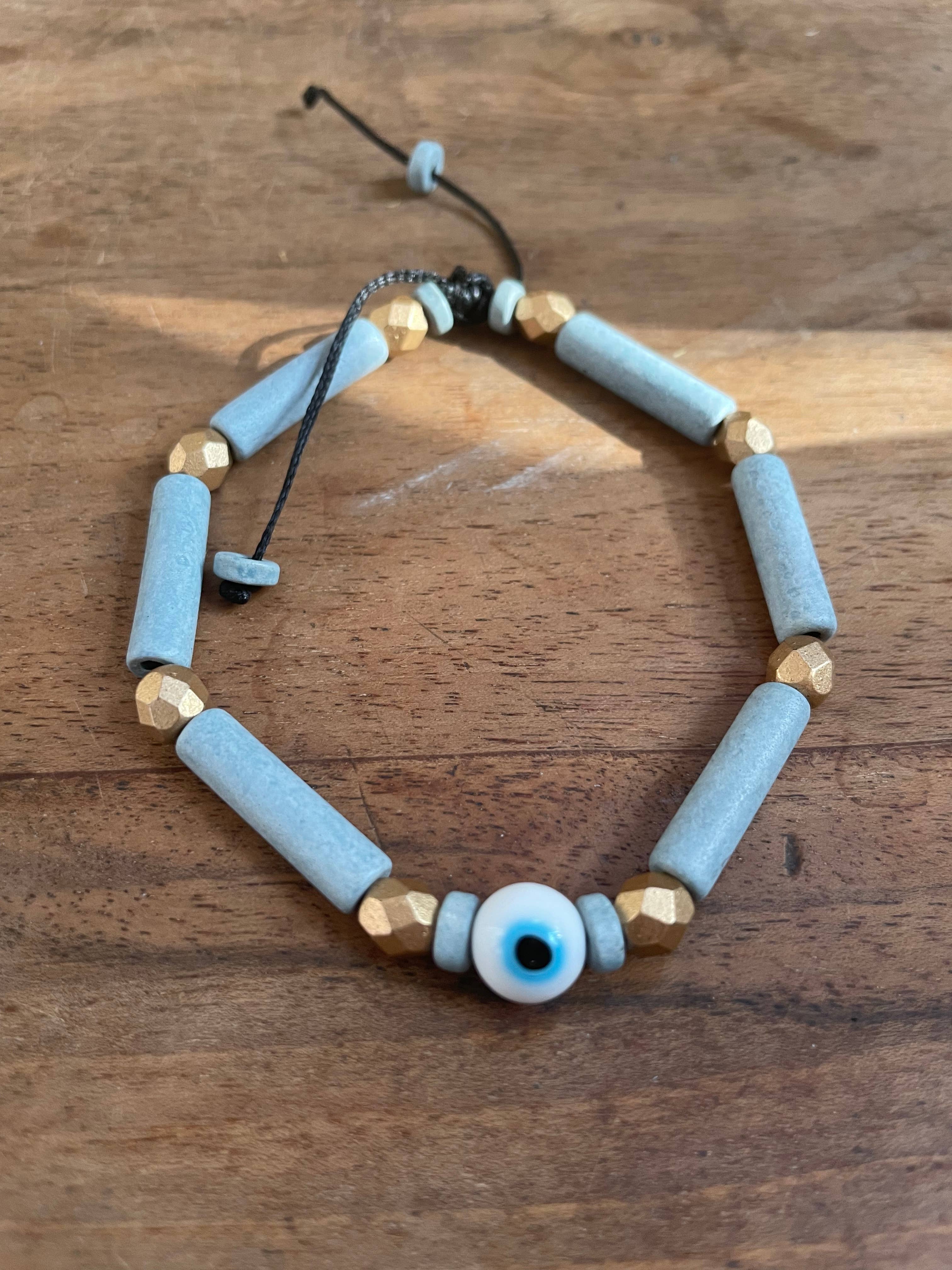 Le Labo de Cléopâtre – Großhandel Perlenarmband – Armband mit bösem Blick und griechischen Perlen4