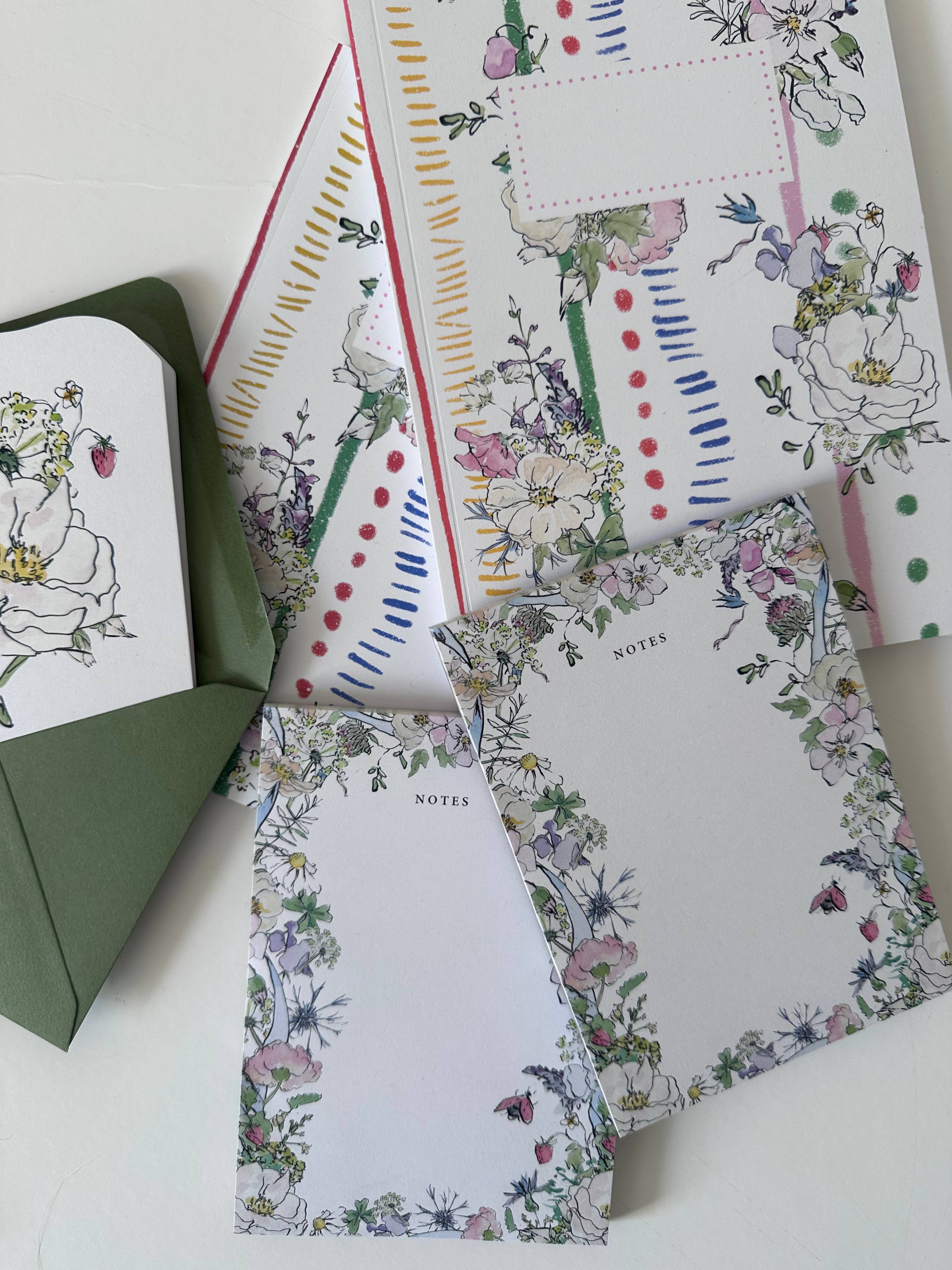 Edinburgh Letters – wholesale Everyday greeting card – "Blossom" - Cut Out Card1