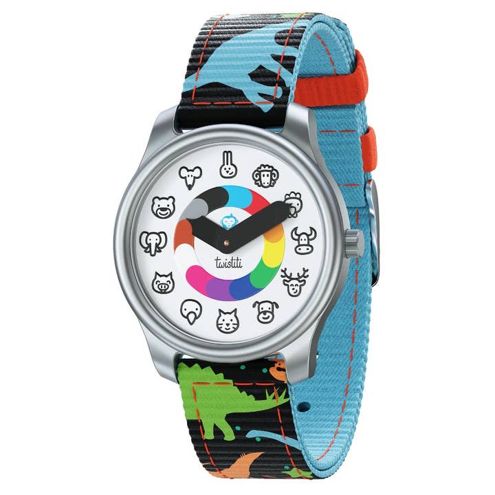 Twistiti Animal Watch - Dino strap - kids 3+ for wholesale by Twistiti