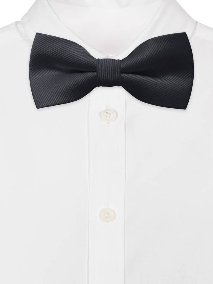 ZWARTE KUNSTZIJDEN VLINDERDAS VOOR JONGENS voor wholesale door Josvil