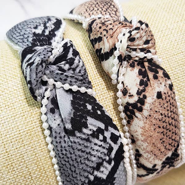 Snake Skin Color Headband for wholesale by Funteze
