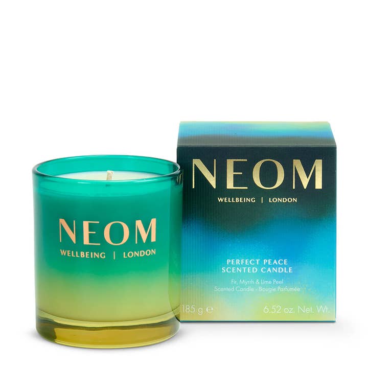 Neom Wellbeing - Wholesale Jar/Filled Candle - Perfect Peace Scented Candle (3 Sizes)2