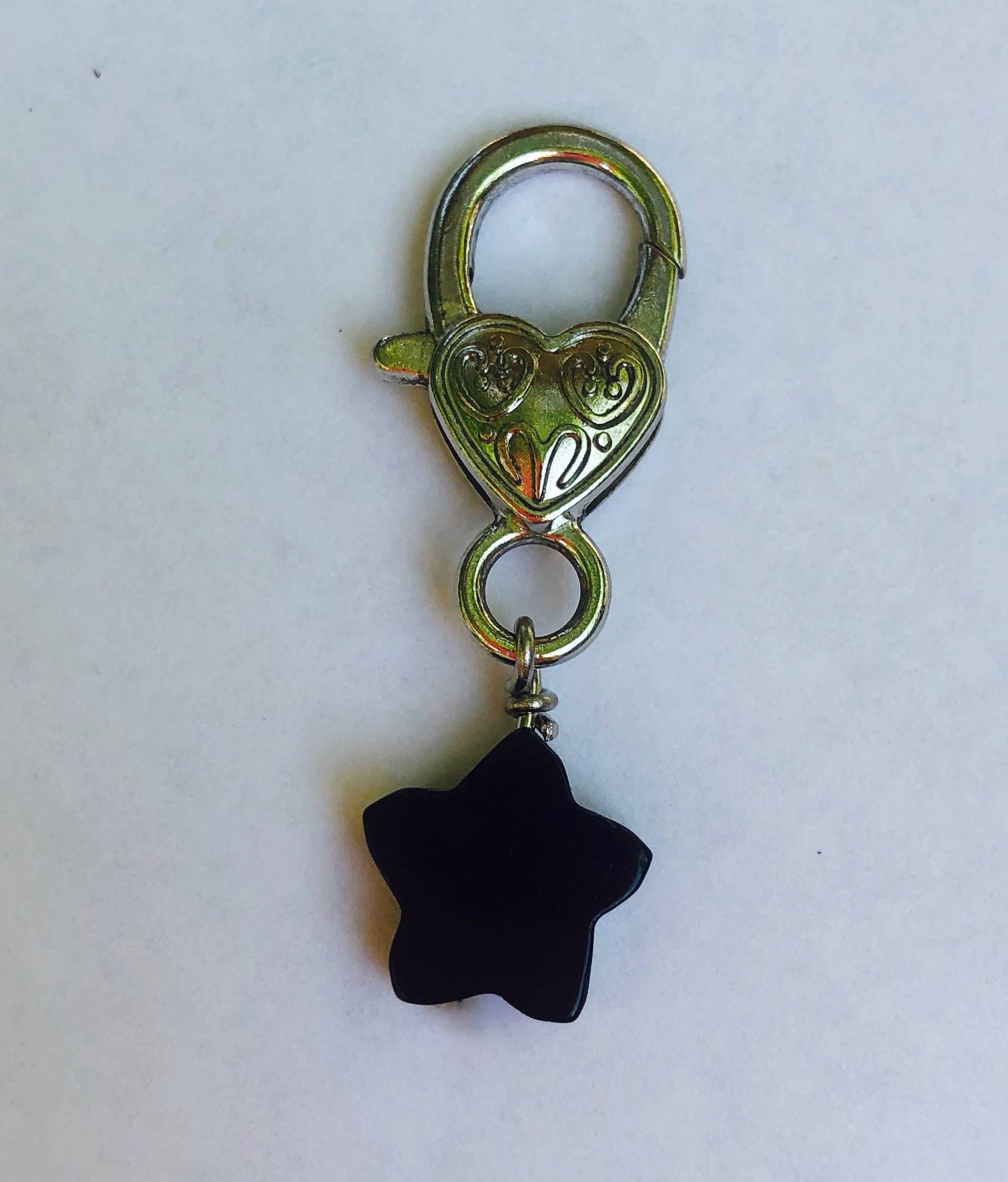 Crystal Pet Love – wholesale Pet collar charm – Cat/dog – Black Obsidian Star Crystal Pet Pendant Halloween Love4