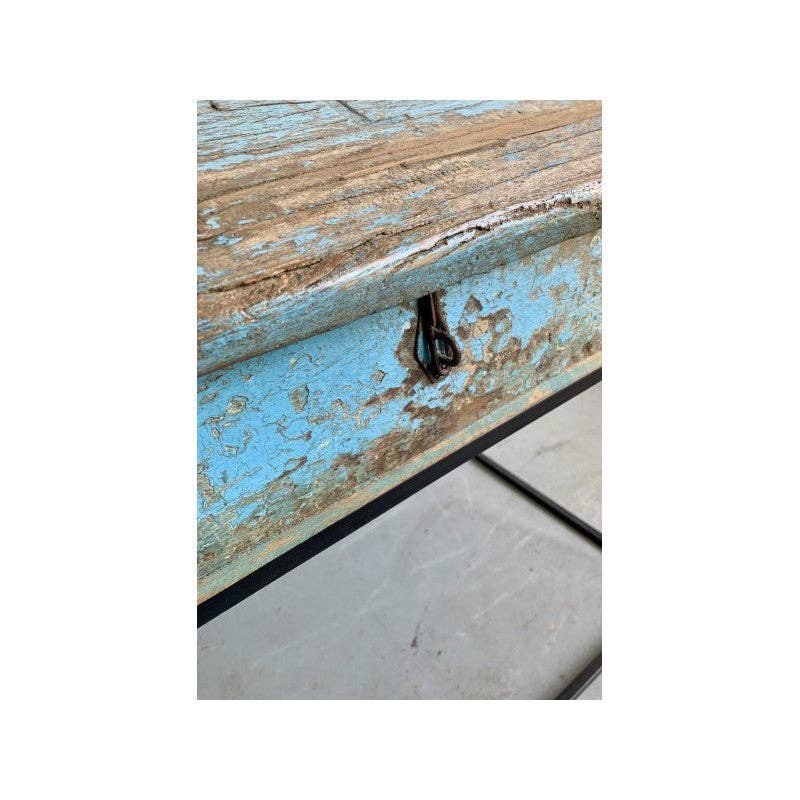 Paloma Black (Casa Natura Design, S.L.) - Wholesale Desk Set - Spectacular Repurposed Old School Desk With Original Old4