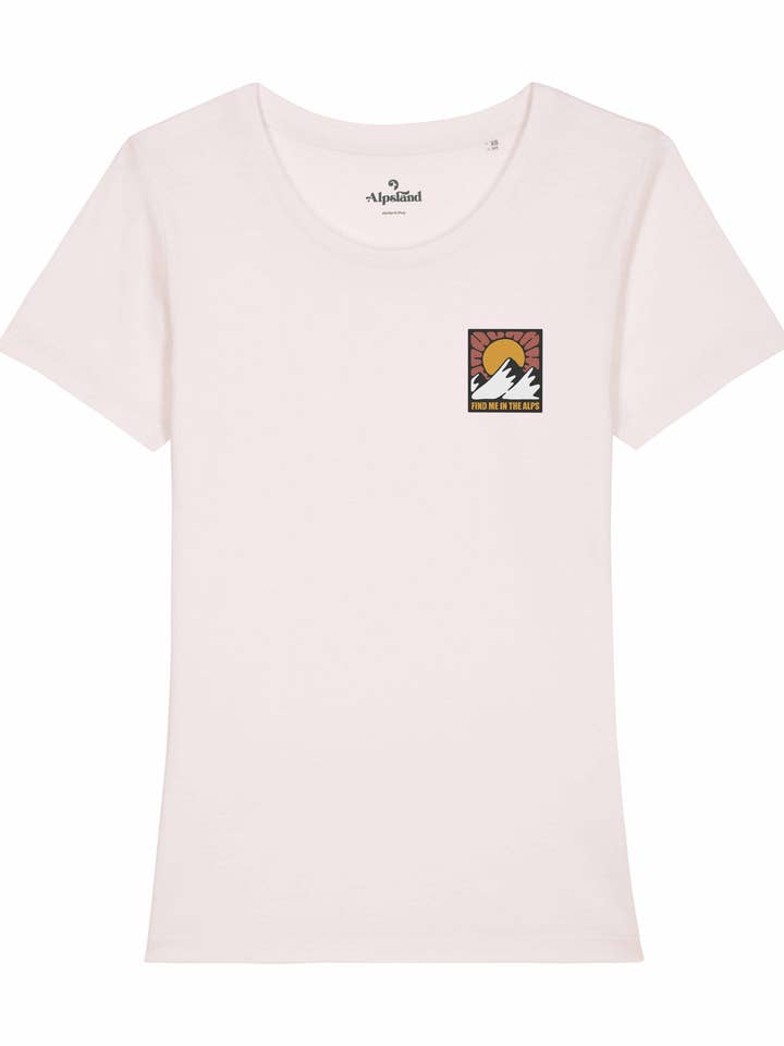 Trova me nelle Alpi - Maglietta Premium Organica da Donna per la vendita all'ingrosso da parte di Alpsland