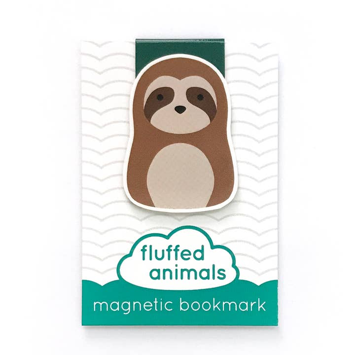 Sloth Magnetisk bogmærke for engroshandel hos Fluffed Animals