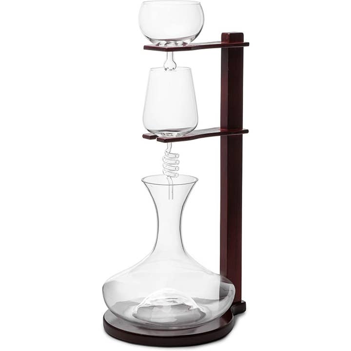 The Wine Savant / Khen Glassware - Wholesale Wine aerator - Wine Tower Decanting & Aerator Set by The Wine Savant4