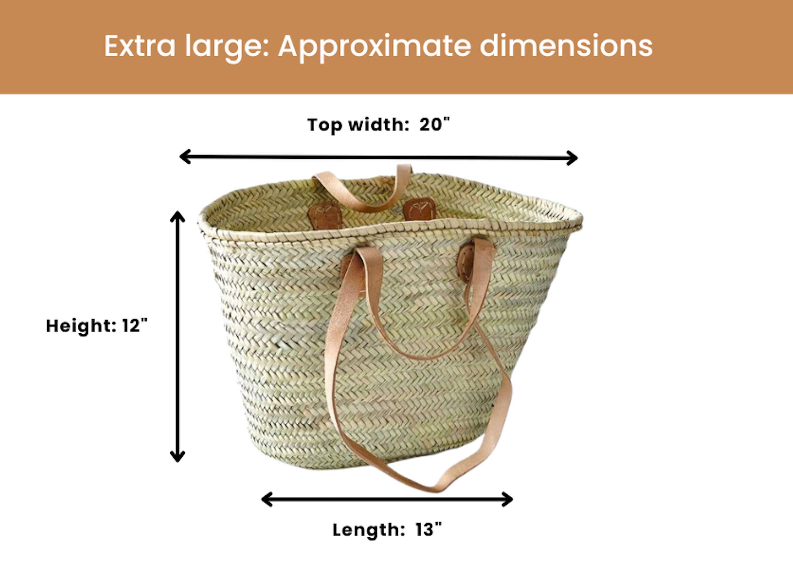 NomadWeave Ltd - Wholesale Strandtas - Franse marktmand met dubbele leren handvatten4