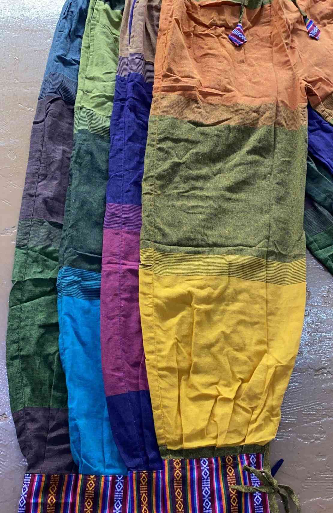 Katmandu Trading Co. - Wholesale Pants - Unisex - Bhutani Trim & Cuff Pants – Prepack of 4 Colors – Tri-Color14