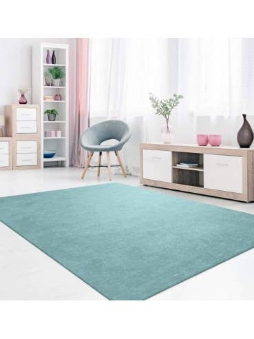 Pastell vanlig blå matta för wholesale av Mani Textile