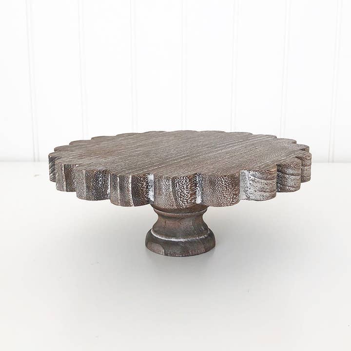 Foundations Decor - Wholesale Decorative Tray - Foundations Decor Scalloped Tray Stands