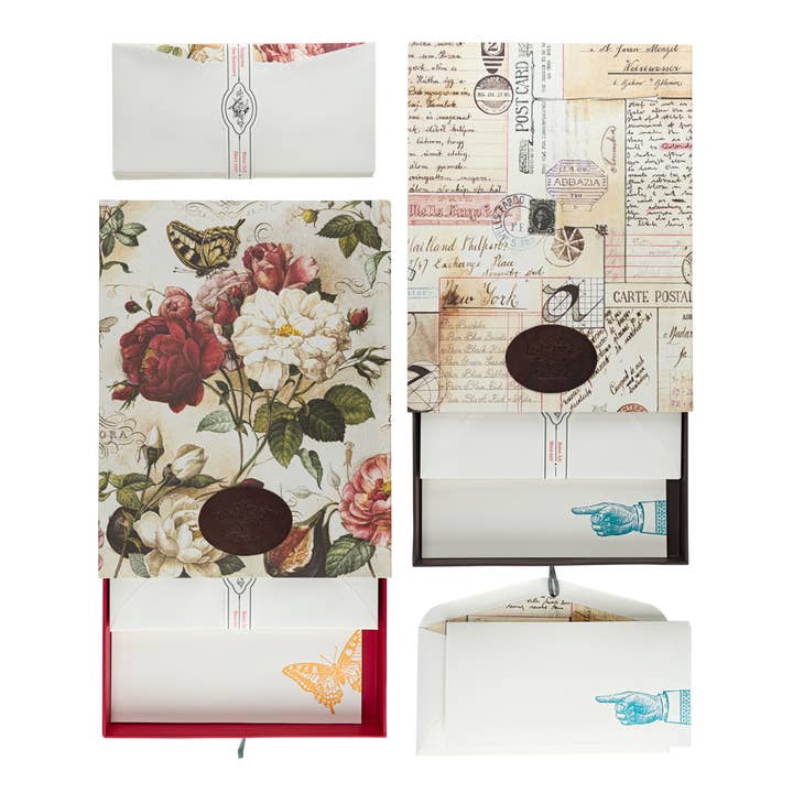 Letter Paper Set with Handmade Box for wholesale by Bomo Art Budapest