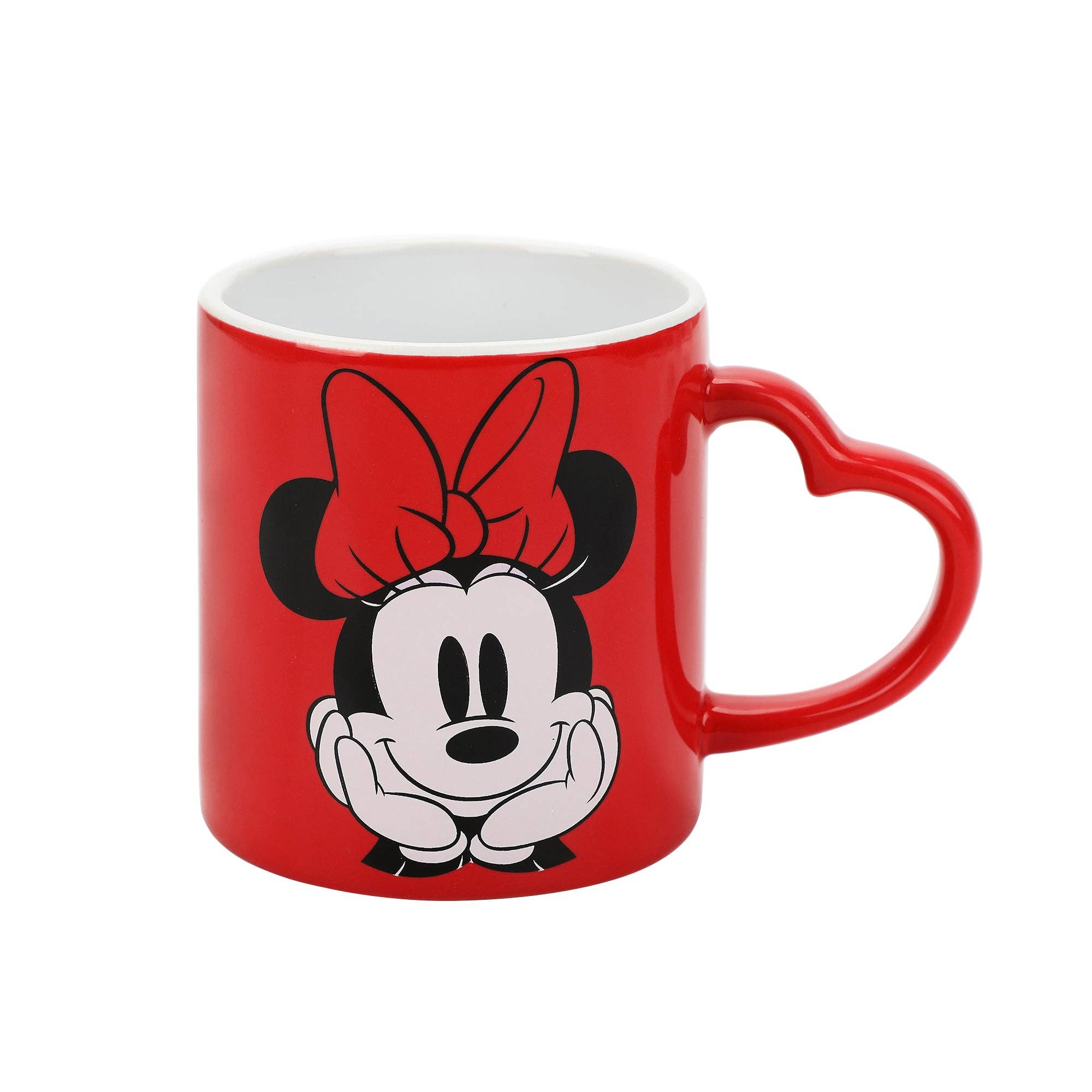 Bioworld Merchandising - Wholesale Coffee Mug - Disney Mickey Mouse Sculpted Handle 16 oz. Ceramic Mug