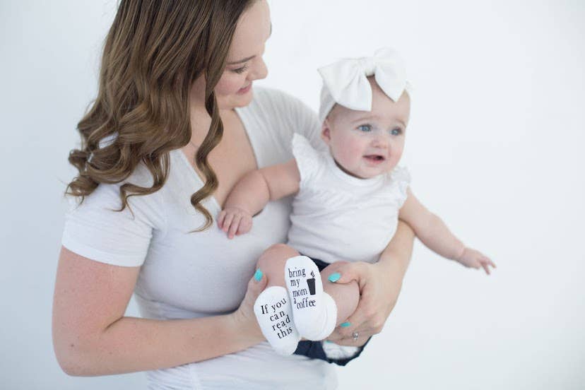 Dorothy’s Reason - Wholesale Socks - Baby - If you can read this Bring My Mom a Coffee® Baby Socks Gifts14