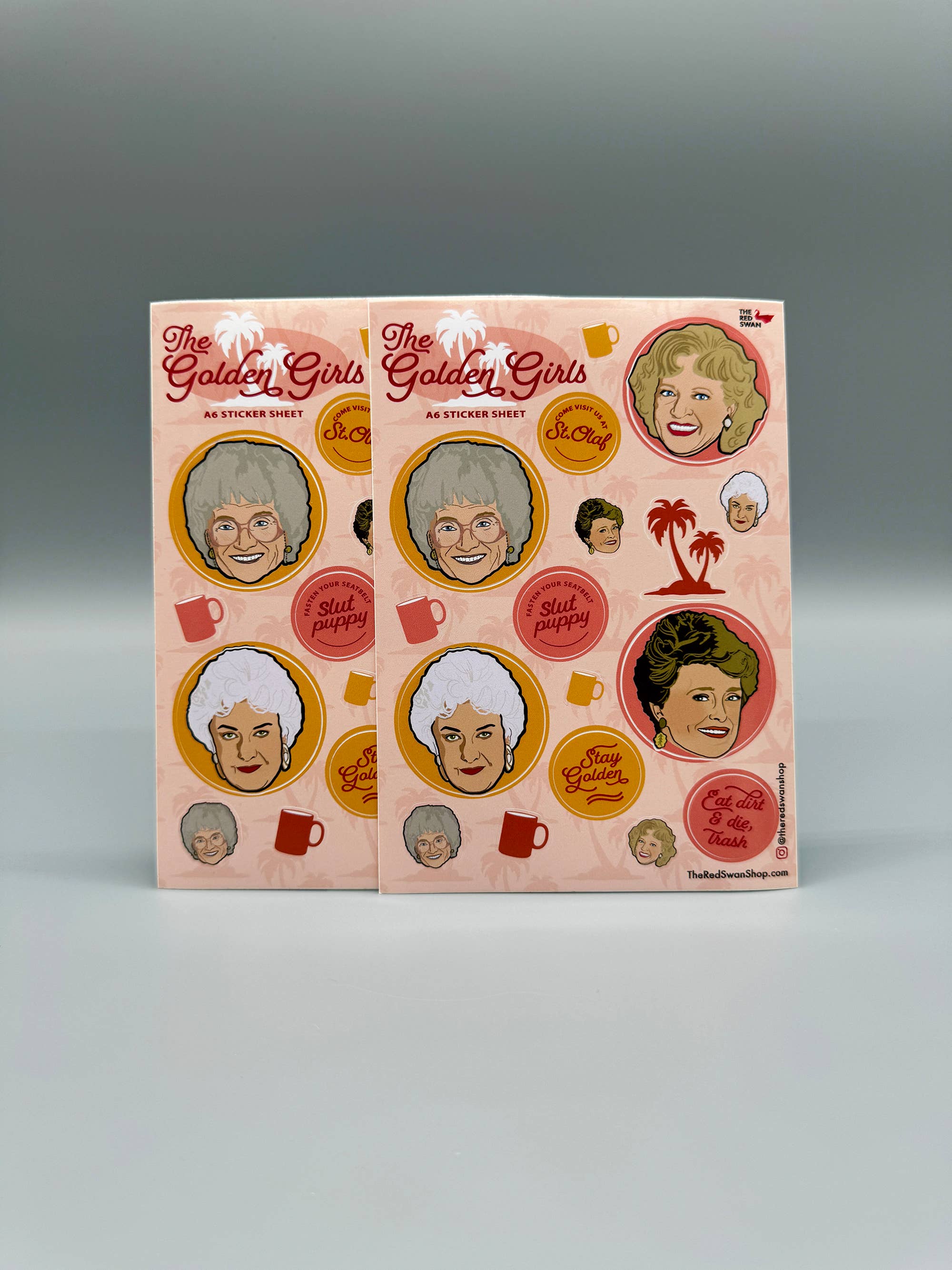 The Red Swan Shop - Wholesale Sticker - Sticker Sheet - The Golden Girls7